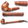 Leather 15.7 inch New Design Unique Hand Carved Long Smoking Pipe Hookah Eagle