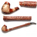      Leather-New-DESIGN-UNIQUE-HAND-CARVED-Long-Smoking-Pipe-Pipes-HOOKAH-Dragon     Leather-New-DESIGN-UNIQUE-HAND-CARVED-Long