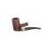 New Long Steam BRIAR  Tobacco Smoking Pipe, POKER , GG brand, Handmade