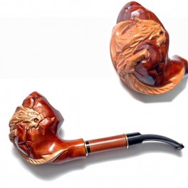 Fashion Hand Carved Tobacco Smoking Pipe Pipes * DRAGON * Handmade Pipe for 9 mm