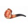 New 5.6 inch Handmade Ukrainian Tobacco Smoking Pipe * Red Lion Head *