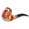 New 5.6 inch Handmade Ukrainian Tobacco Smoking Pipe * Red Lion Head *