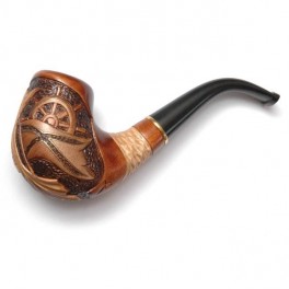 * Marine *  New Hand Carved Handmade Tobacco Smoking Pipe for 9 mm filter