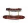 Stand Rack Hold for 5 Tobacco Smoking PIpes, handicraft, Handmade Wood + Brass