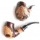 Hand carved Wooden TOBACCO SMOKING PIPE Pipes * Wild Boar * for 9 mm filter