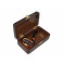 Hand Carved Ship Classic Wooden Box for Tobacco Smoking Pipe Medium Size