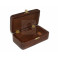 Hand Carved Ship Classic Wooden Box for Tobacco Smoking Pipe Medium Size